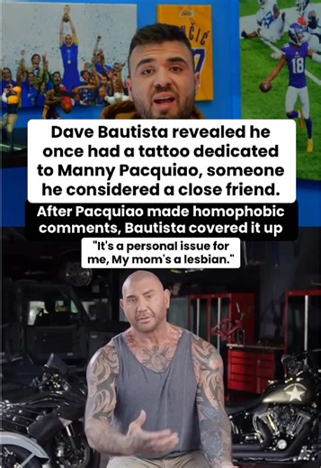 😳😳😳 #wwe #batista #mannypacquiao #boxing #wrestling | dave bautista