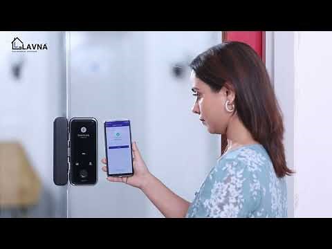 LAVNA | Smart Locks LA5 Setup video for Wi-fi + Bluetooth variant