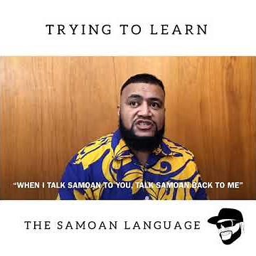 Trying to learn the Samoan language