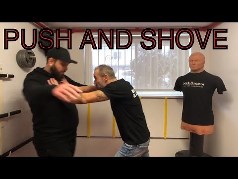 KRAV MAGA - PUSH AND SHOVE DEFENSE