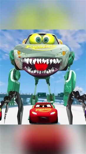 P1 The Lightning McQueen Head Eater ,Car VS McQueen Eater | Coffin Dance Song Meme (COVER)