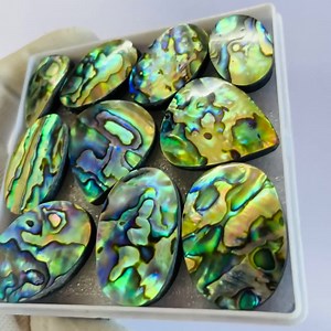 Natural Abalone Shell Cabochon: DIY Jewelry Making Gemstone - Etsy