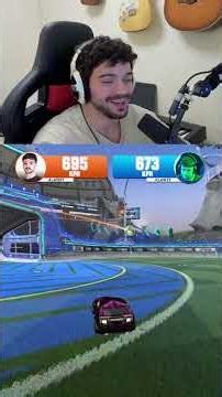 WHO GOES FURTHER? 🤣 with @klawztrl #rocketleague #shorts
