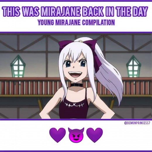 Young Mirajane Compilation : I still can't Believe this was Mira Before, Imagine if she doesn't change haha🤣 【 ©️ to A-1 Pictures and TV Tokyo 】 – Mirajane | Mirajane Strauss - The Demon Princess