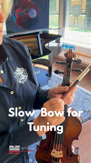 31K views · 310 reactions | Learn the basics of tuning a violin with this simple violin tutorial, ensuring your A string, E string, D string, and G string are all perfectly in tune. More Gerty Go Videos on our YouTube channel! | iClassical Academy | Facebook