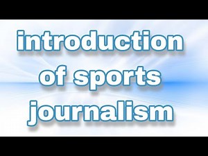 introduction of sports journalism