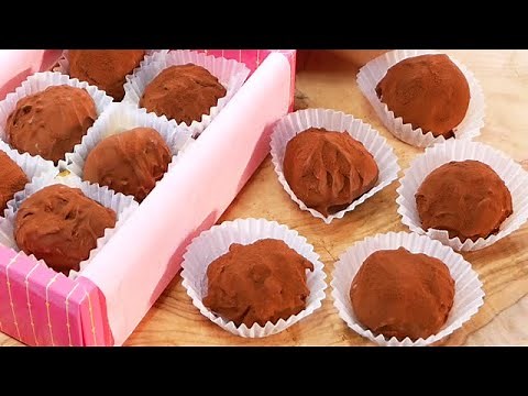 バレンタインチョコ 簡単トリュフチョコHow to Make Chocolate truffle