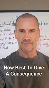 The best way to give misbehaving students a consequence.