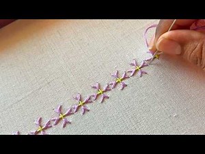 New & Easy Hand Embroidery Designs Border Pattern | Embroidery for Beginners
