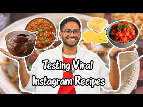I MADE THE MOST VIRAL INSTAGRAM RECIPES… SHOCKED AT THE RESULTS