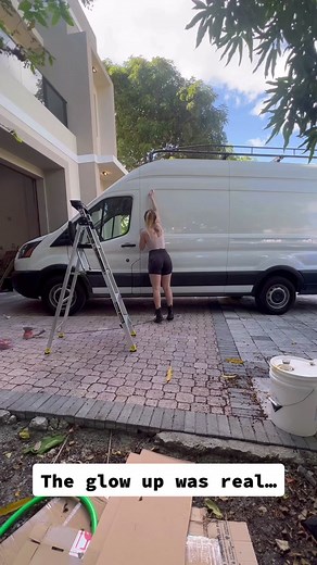 Transforming My Ford Transit Van into a Space-themed Mural | DIY Artist Vlog