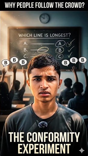 The Confirmity Experiment by Solomon Asch | Theskool Rishabh |