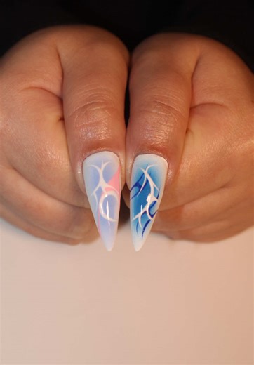 Creative Blue Tribal Nail Designs for Beginners