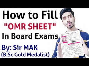How to fill OMR sheet in Board