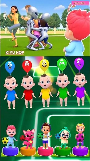 Bebefinn Pinkfong X Scary Boss Baby Coffin Dance Song Cover Tiles hop #shortsfeed #bebefinn