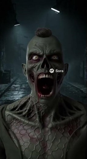 3D Zombie Transformation 😱 | Realistic Scary Animation 💀