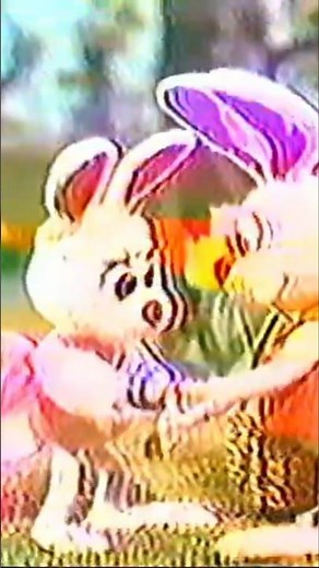 Easter Week on CH 03! Here Comes Peter Cottontail (1971) #vhs #glitch #easter