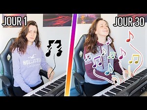 J'AI ESSAYÉ D'APPRENDRE LE PIANO EN 30 JOURS ( avec zéro bases )