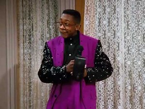 Steve Urkel singing Whitney Houston's "Saving All My Love For You" on Family Matters.