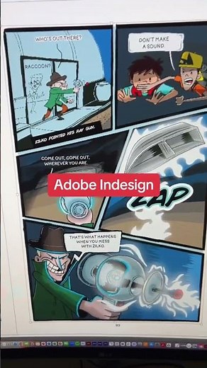 Setting up your graphic novel in Indesign