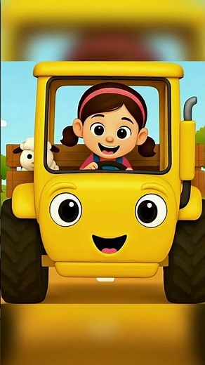 Синий Трактор 🚜 | Песенка для детей – Kuku and Cucudu #Shorts