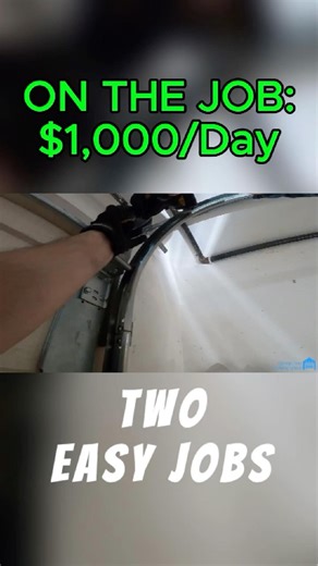 [$1k/Hour] Garage Door Tech - DAY IN THE LIFE