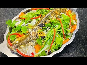 Cách làm cá chẽm chưng tương thơm ngon chuẩn vị nhà hàng