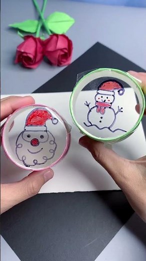 DIY: Creating a Playful Projector with a Paper Disposable Cup and Scotch Tape 🌟📽️ #2minutecraft