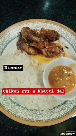 chiken pyz simple recipe swith khatti dal😋😋