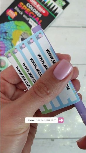 How to Easily Label School Pencils | Editable Template in Canva