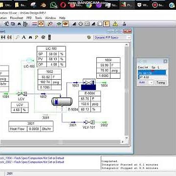 Dynamic simulation of level controller in Honeywell's Unisim Design