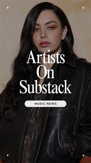 Emily Treadgold on Instagram: "Charli and Rosalia have made waves on Substack using it to promote or to rant and everything in between. Will artists shift to Substack as part of their promo? #substack #charlixcx #musicmarketing #musicnews"