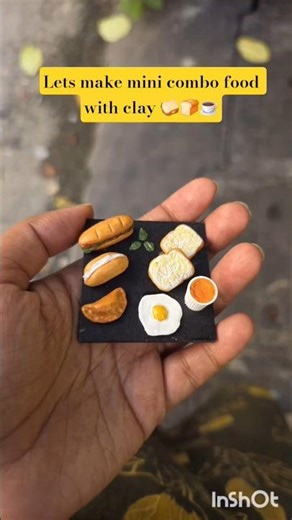 Miniature Food Combo Making 🍞🥚☕ | Realistic Tiny Food with Clay | Miniature Art Lovers Must Watch