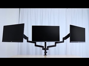 How to Install Triple Monitor Desk Mount MP0006