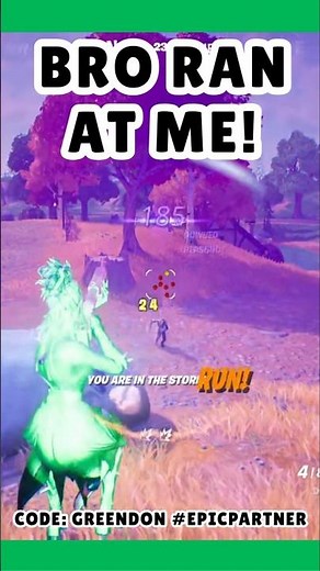 BRO IS RUNNING... #epicpartner #fortnite #fortniteshorts #fortnitefunny #shorts #gaming #fnshorts
