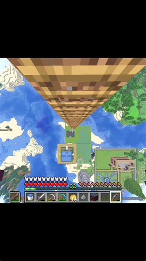 Climbing On Tall Tower || MINECRAFT || I Make Creeper farm || PART 16 || #ytshorts #shorts #gaming