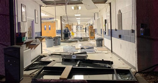 Greeley police arrest driver who crashed through school doors, drove down corridor