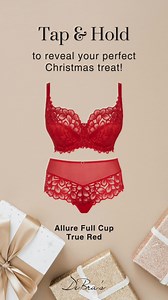 🎁 Tap and hold to reveal your perfect Christmas treat Did you get something cute, cheeky, or totally indulgent? Tell us what you got in the comments 👇 | DeBra's - Bras for EveryBody
