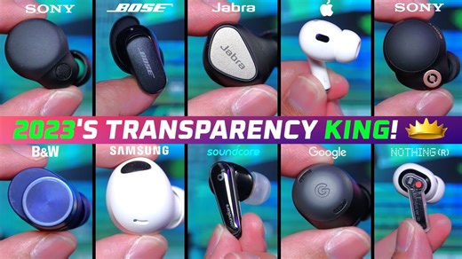 2023 top transparency earbuds!👑 (tested in noisy cafe)