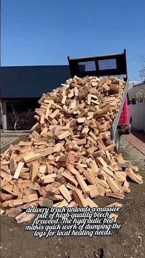 Efficient Firewood Delivery and Hydraulic Unloading