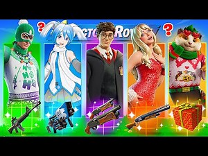 The *RANDOM* WINTER BOSS Challenge in Fortnite!