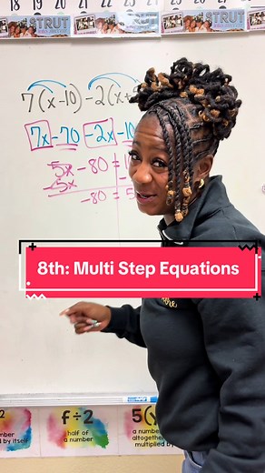 Multi-Step Equations Explained by Ms. Moore
