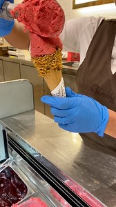 1.3M views · 7.4K reactions | Raspberry Gelato Cone 襤 #gelato #raspberry | Foody Fetish | Facebook