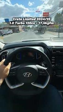 TEST DRIVE ACELERANDO HYUNDAI CRETA LIMITED 2024/2025 1.0 TURBO