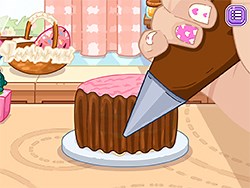 Play Tiny Baker: Rainbow Buttercream Cake Online For Free - Play Now on Pog.com