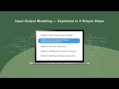 Chapter 2: Input-Output modeling in sustainability assessment