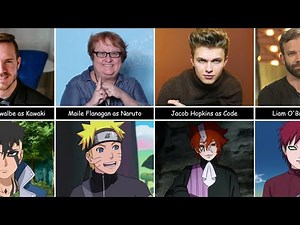 Voice Actors of Naruto/Boruto Characters (English Dub)