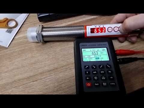 LB02A testing sweeping range and scale Keller Pyrometer