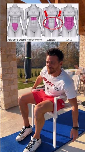 Allenamento addominali senza mal di schiena 💪 #dimagrire