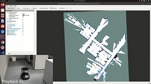 In this demo the Turtlebot4 prototype uses its 360 degree RPLIDAR A1...